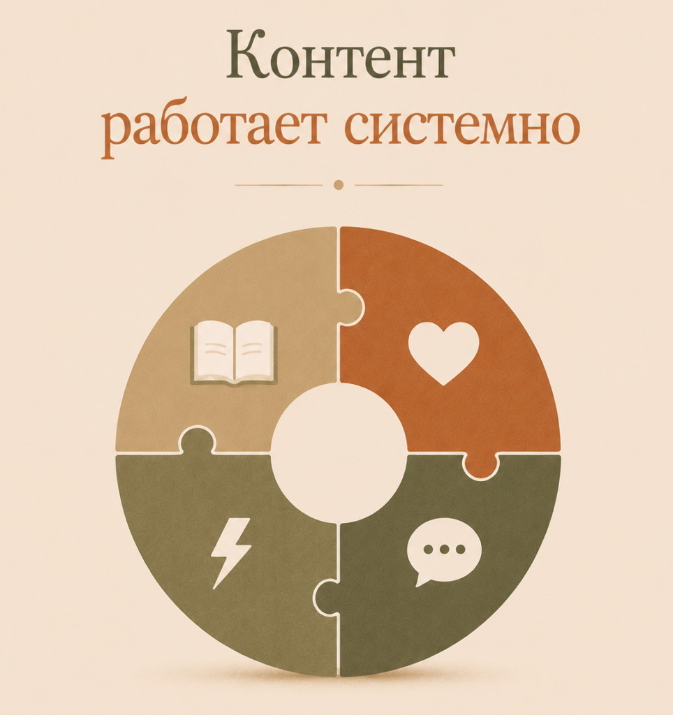 Контент-маркетинг психолога работает как единая система продвижения